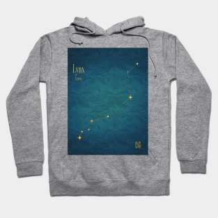 Night Sky Constellations - Lynx Hoodie